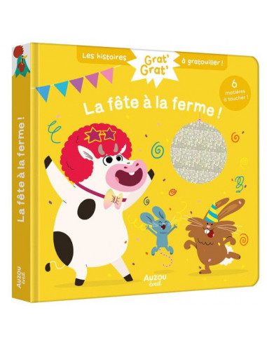 Livre à toucher La fête à la ferme - Auzou