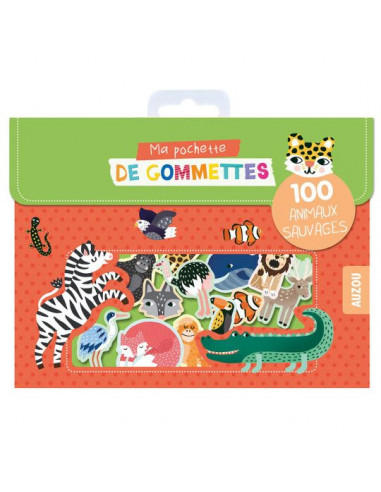 Ma pochette de gommettes 100 animaux...