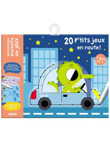 20 P'tits jeux En route - Auzou