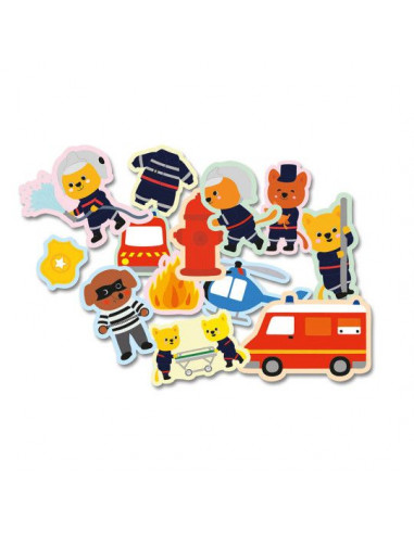 Ma pochette de gommettes 100 pompiers... Ma pochette de gommettes 100 pompiers...