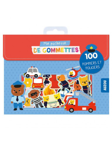 Ma pochette de gommettes 100 pompiers...