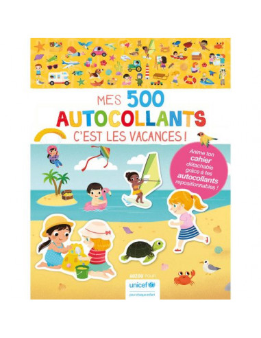 Rouleau d'autocollants animaux ronds adorables, 500 pièces, 8 motifs, 1 ,  pour fournitures de classe, encourage l'école des enseignants