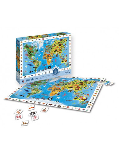 Puzzle Cherche et trouve Planisphère... Puzzle Cherche et trouve Planisphère...