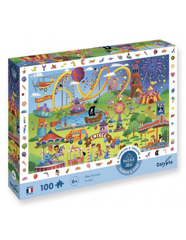 Puzzle 100 pieces - Puzzle enfant 6 ans, jouet enfant 6 ans J02607