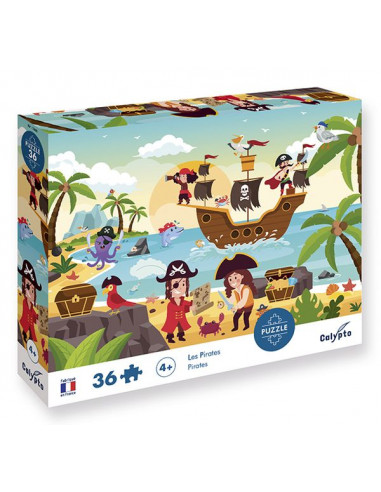 Puzzle Les pirates 36 pièces -...