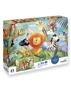 Puzzles Animaux sauvages 24...
