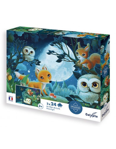 Puzzles Au clair de lune 24 pièces -... Puzzles Au clair de lune 24 pièces -...