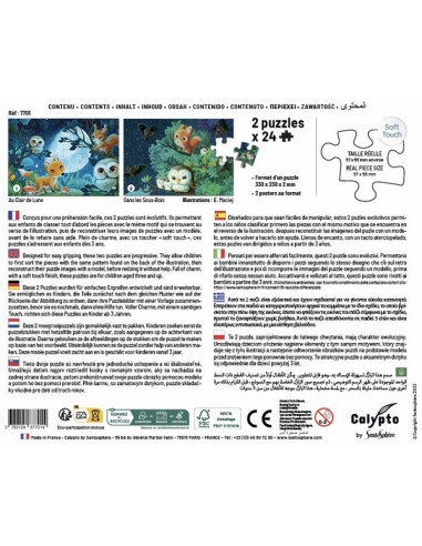 Puzzles Au clair de lune 24 pièces -... Puzzles Au clair de lune 24 pièces -...
