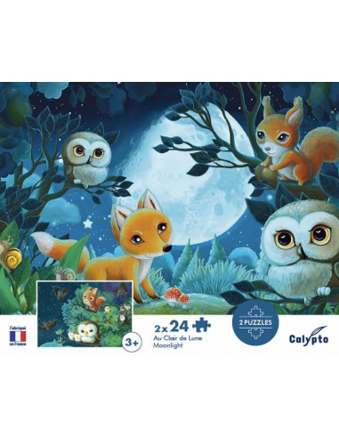 Puzzles Au clair de lune 24 pièces -... Puzzles Au clair de lune 24 pièces -...