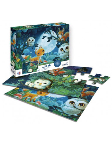 Puzzles Au clair de lune 24 pièces -... Puzzles Au clair de lune 24 pièces -...