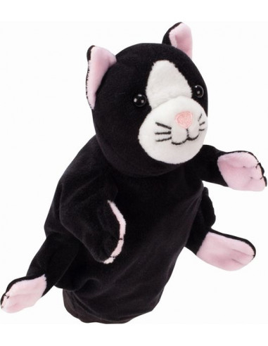 Peluche gant marionnette chat