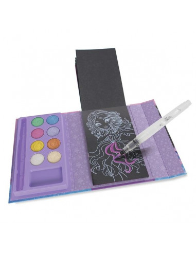 Aquarelles métalliques sur pages... Aquarelles métalliques sur pages...