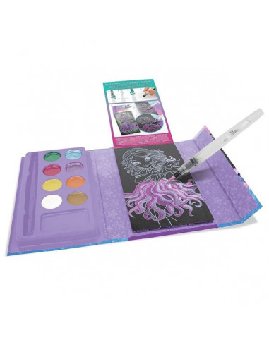 Aquarelles métalliques sur pages... Aquarelles métalliques sur pages...