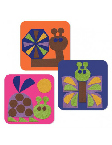 Tableaux en feutrine Petit doux - Djeco Tableaux en feutrine Petit doux - Djeco