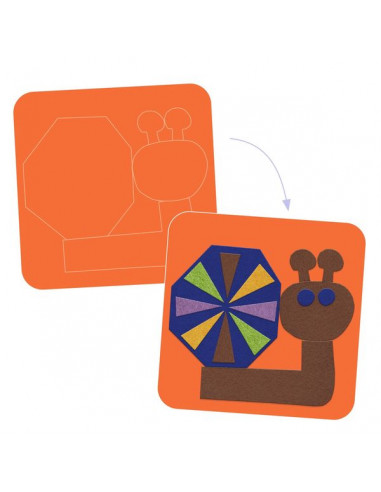 Tableaux en feutrine Petit doux - Djeco Tableaux en feutrine Petit doux - Djeco