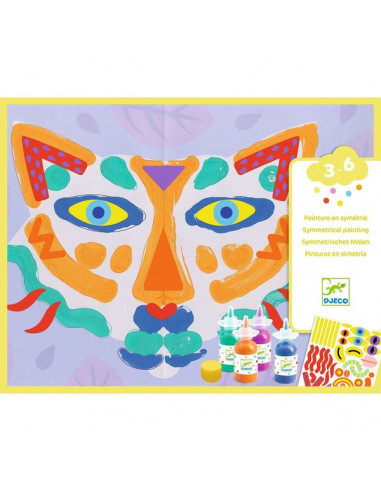 Peinture en symétrie À caresser - Djeco Peinture en symétrie À caresser - Djeco