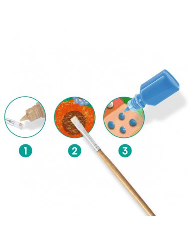 Peinture 3D Forêt tropicale - Djeco Peinture 3D Forêt tropicale - Djeco