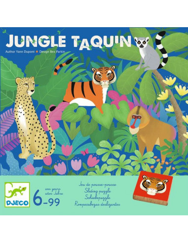 Jeu Jungle Taquin - Djeco Jeu Jungle Taquin - Djeco