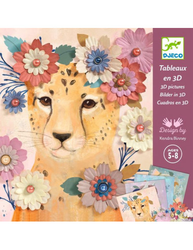 Tableaux en 3D Couronnes de fleurs -... Tableaux en 3D Couronnes de fleurs -...