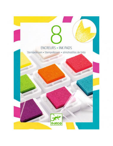 8 encreurs Pop - Djeco 8 encreurs Pop - Djeco