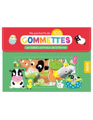 Mes premières gommettes formes La Ferme - 500 gommettes repositionnables  AUZOU Editions : Chez Rentreediscount Loisirs créatifs