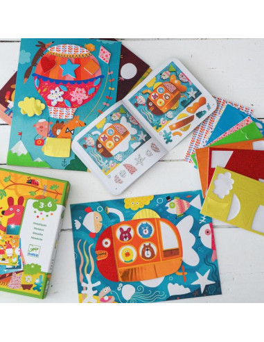 Mosaïque Mousse mousse - Djeco Mosaïque Mousse mousse - Djeco