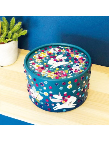 Mosaïques 3D coffret rond - Sycomore Mosaïques 3D coffret rond - Sycomore