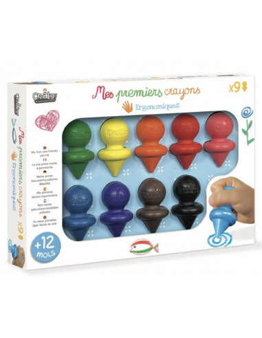 Crayons de cire, pastel pour enfant - Wesco