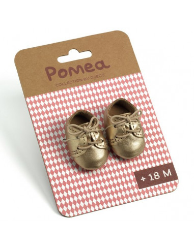Chaussures doré Pomea - Djeco Chaussures doré Pomea - Djeco
