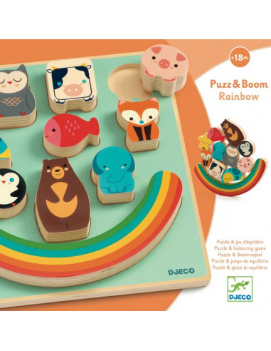 Puzz & Boom Rainbow - Djeco Puzz & Boom Rainbow - Djeco