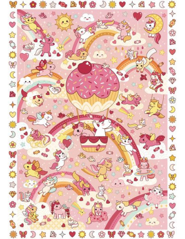 Mon poster créatif Licornes - Poppik Mon poster créatif Licornes - Poppik