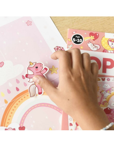 Mon poster créatif Licornes - Poppik Mon poster créatif Licornes - Poppik