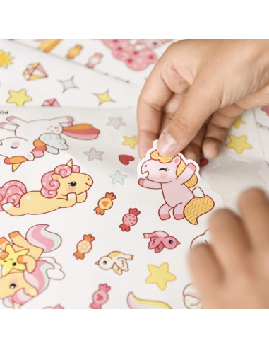 Mon poster créatif Licornes - Poppik Mon poster créatif Licornes - Poppik