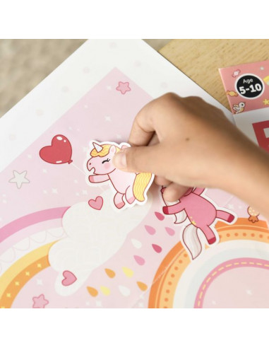 Mon poster créatif Licornes - Poppik Mon poster créatif Licornes - Poppik