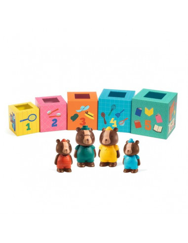 Jeu d'empilage TopaniHouse - Djeco Jeu d'empilage TopaniHouse - Djeco