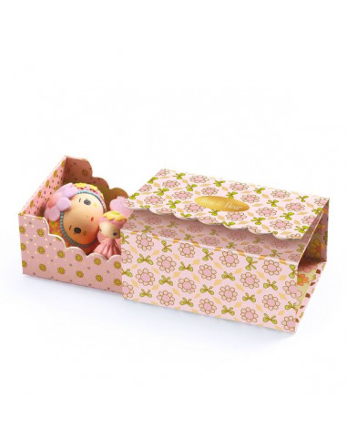 Rose Tinyroom - figurines Tinyly Djeco Rose Tinyroom - figurines Tinyly Djeco