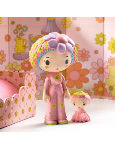 Rose Tinyroom - figurines Tinyly Djeco Rose Tinyroom - figurines Tinyly Djeco