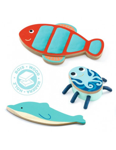 Pâte à modeler Mapataocéan - Djeco Pâte à modeler Mapataocéan - Djeco