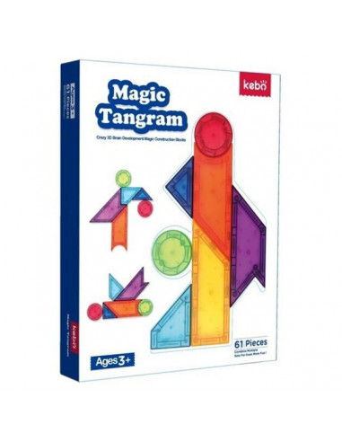 Tangram magnétique 3D 7 pièces Kebo