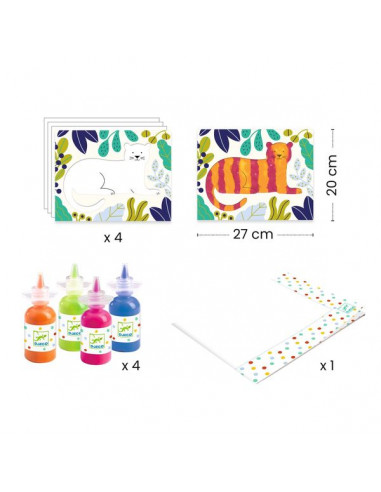 Peinture Barbouille et beau - Djeco Peinture Barbouille et beau - Djeco