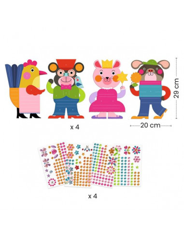 Créer avec des stickers Eclatants -... Créer avec des stickers Eclatants -...