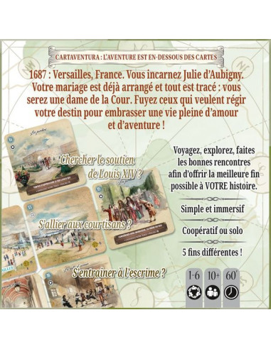 Jeu Cartaventura : Versailles Jeu Cartaventura : Versailles