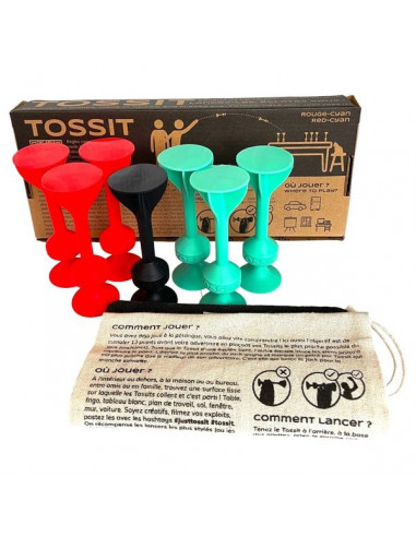 TOSSIT red cyan - Jeu de fléchettes...