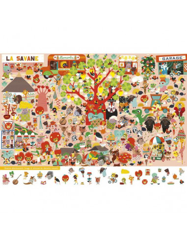 Livre Cherche et trouve animaux - Auzou Livre Cherche et trouve animaux - Auzou