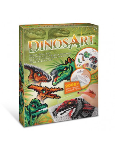 Puzzle de dinosaure avec rangement de boîte de fer de voyage