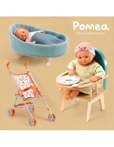 Chaise à barreaux pour poupée Pomea -... Chaise à barreaux pour poupée Pomea -...
