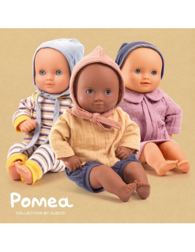 Poupée Baby Dalhia Purple Pomea - Djeco Poupée Baby Dalhia Purple Pomea - Djeco