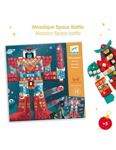 Mosaïques Space battle - Djeco Mosaïques Space battle - Djeco