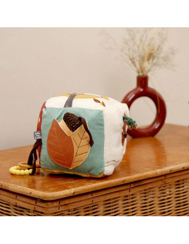 Cube d'activités en tissu Forêt -... Cube d'activités en tissu Forêt -...