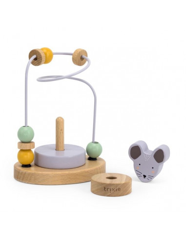 Labyrinthe de perles en bois Souris -... Labyrinthe de perles en bois Souris -...